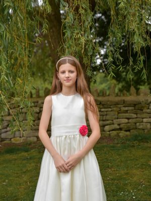 Communion Dresses Girls Honey Dress in White