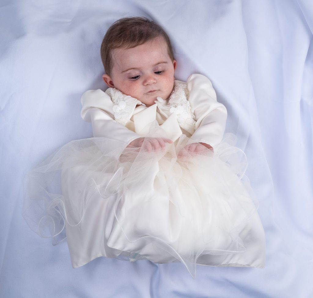 Cute Baby Girl Fluffy Black Dress Toddler Girls Christening Dress