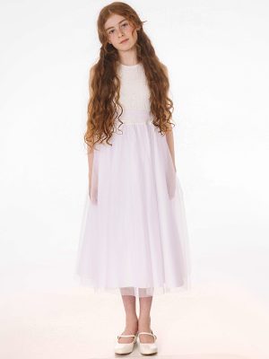 EXTENDED SALE Girls white dress Eliza