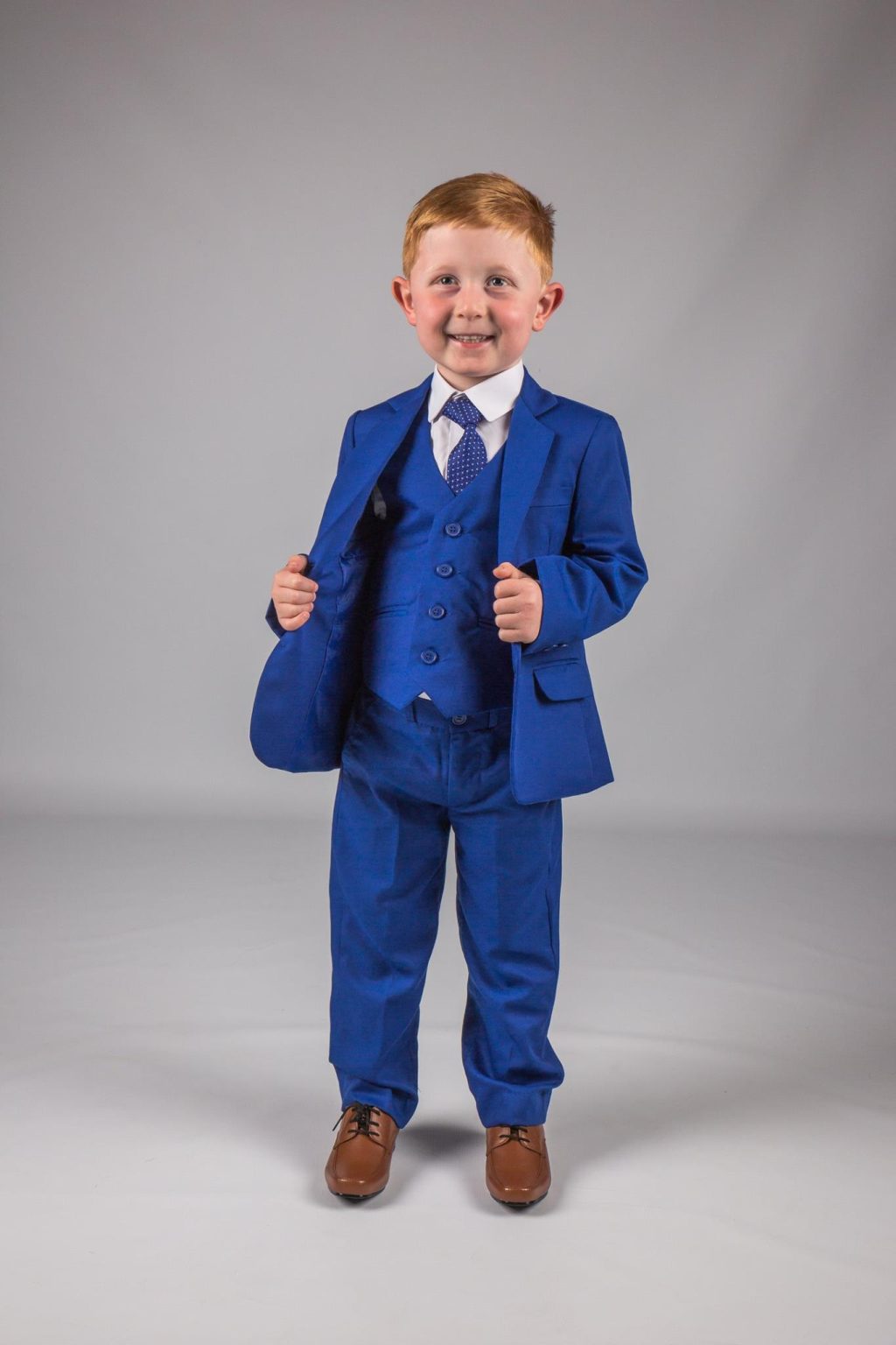 Boys 5 Piece Blue Romario – Occasionwear for Kids