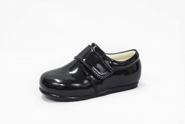 Boys Shoes Early Steps Black Patent Prince