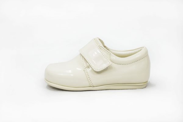 Boys Shoes Early Steps Cream Patent Prince