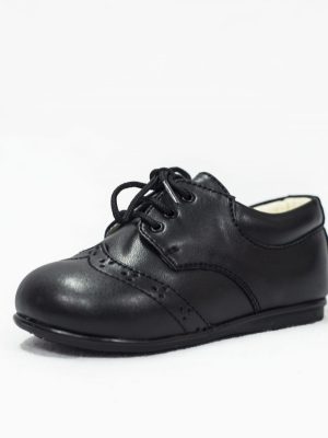 Boys Shoes Early Steps Matte Black Royal Loafer Shoes