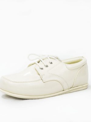 EXTENDED SALE Early Steps Cream Patent Royal Loafers