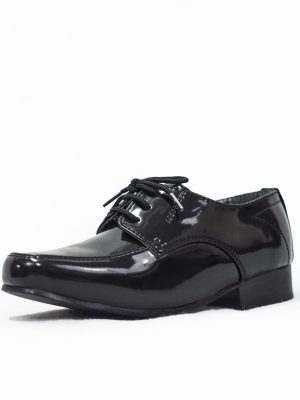 Boys Shoes Boys Black Patent William Shoe