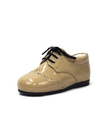 EXTENDED SALE Early Steps Beige Brogue
