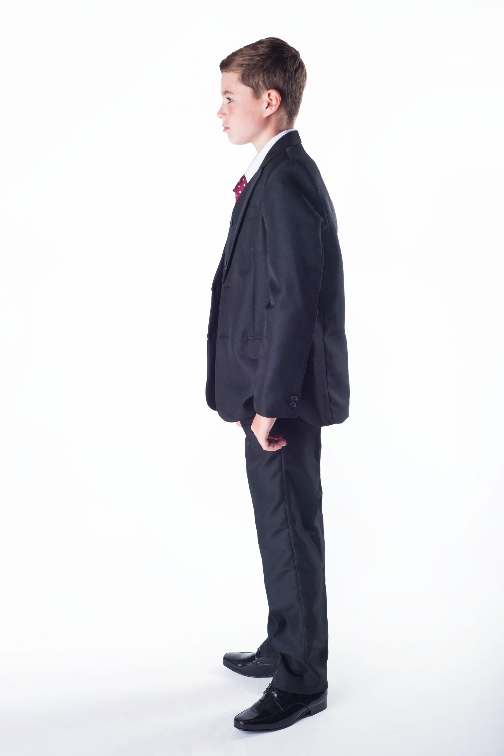 Buy Black Shimmering Boys Tuxedo Suit – Mumkins