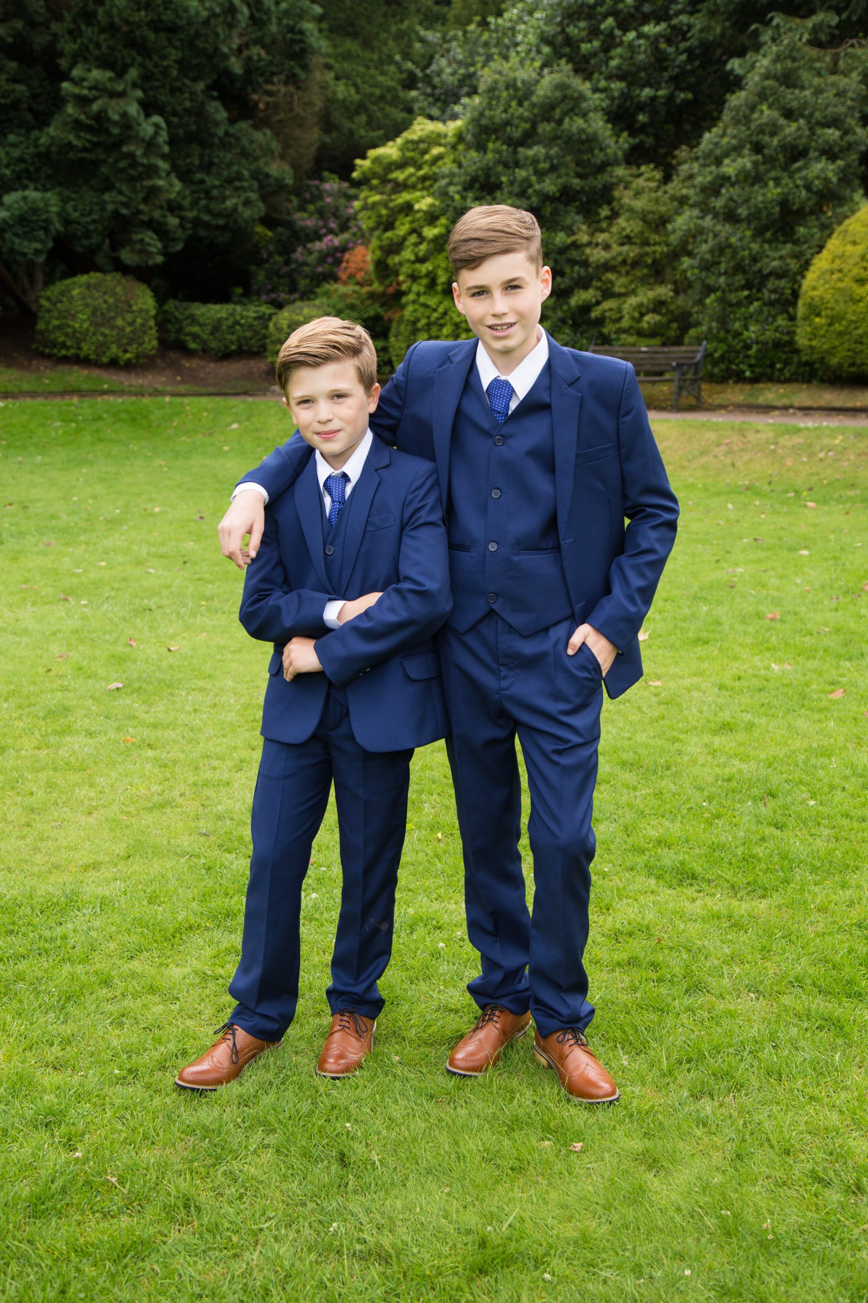 Boys Blue Suits, Royal Blue Slim Fit Suits for Kids 