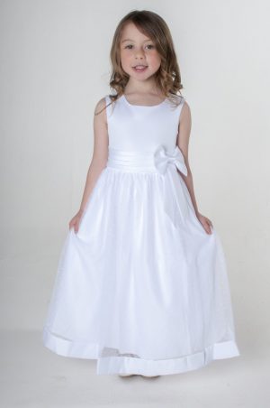 Girls White Dress Alice