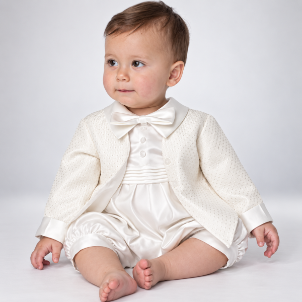 Elegant Ivory Toddler Portrait