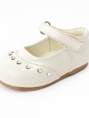 EXTENDED SALE Early Steps Girls White Patent Fairy Shoes