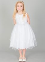 Communion Dresses Girls Ava Dress in White