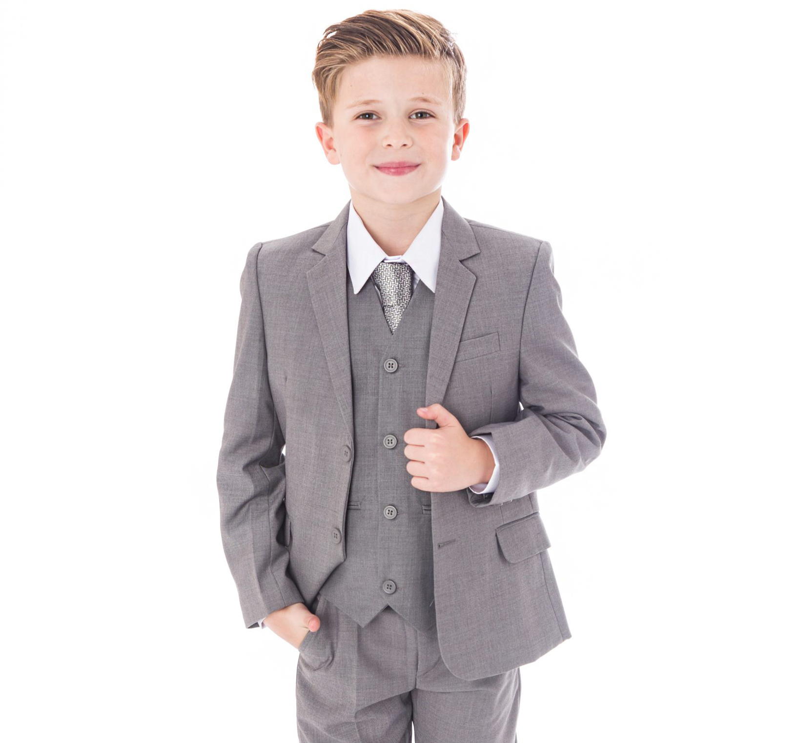 Amazon.com: Baby Boy Suits Formal 6 Pieces Slim Fit Black Suit for Boys  Wedding Outfit Toddler Kids Tuxedo Dresswear Set Size 2t: Clothing, Shoes &  Jewelry