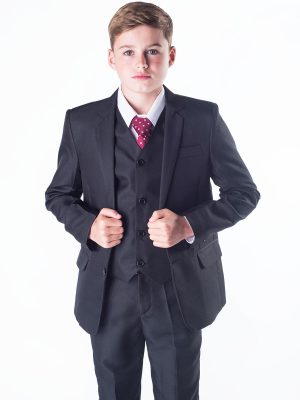 Baby Boys Suits Boys 5 piece suit Black Romario