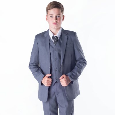 Baby Boys 5 Piece Grey Romario – Occasionwear for Kids