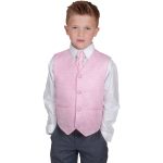 Boys 4 Piece Waistcoat Suits Boys 4 Piece Suit Grey Pink Philip