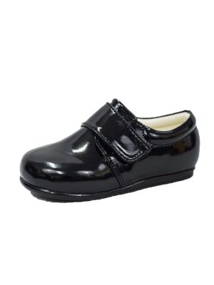 EXTENDED SALE Early Steps Black Patent Prince