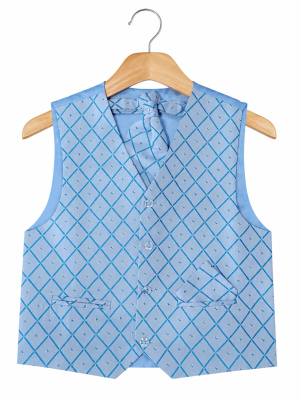 Boys Blue Waistcoat Alfred