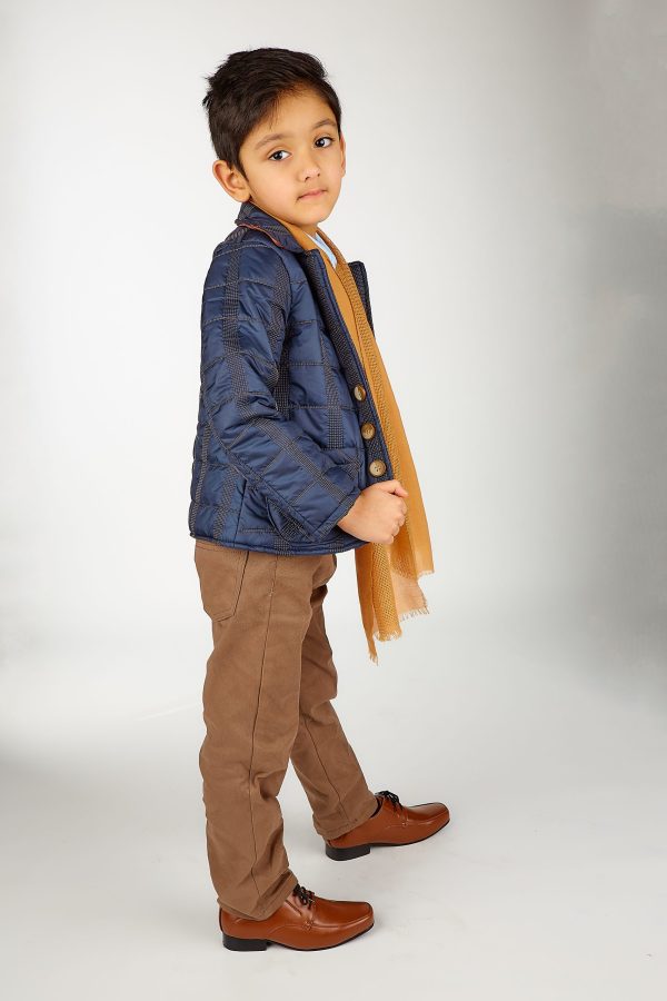 Boys 5 Piece Suits 5pc Boys Casual Outfit with Navy Jacket Suit