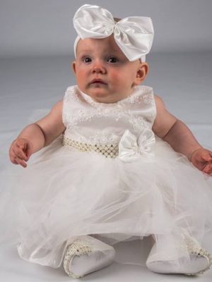 Baby Girls Dresses Baby Girls Dress Set Ivory