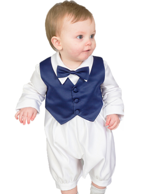 Baby Boys Suits 3 Piece Charlie Christening Suit In Light Blue