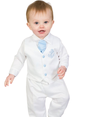 Baby Boys Suits 4 Piece Nelson Christening suit in Navy