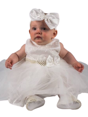 Girls Christening Outifts Baby Girls Dress Set Ivory