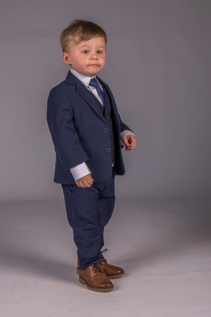 Boys 5 Piece Baby Boy Suit Royal Blue Occasionwear for Kids