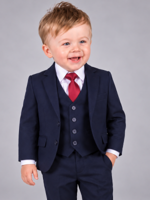 Baby Boys 5 Piece Navy Romario