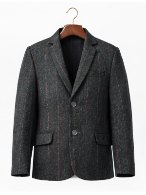 Tweed Check Grey Jacket