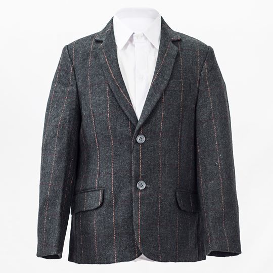 Tweed Check Grey Jacket