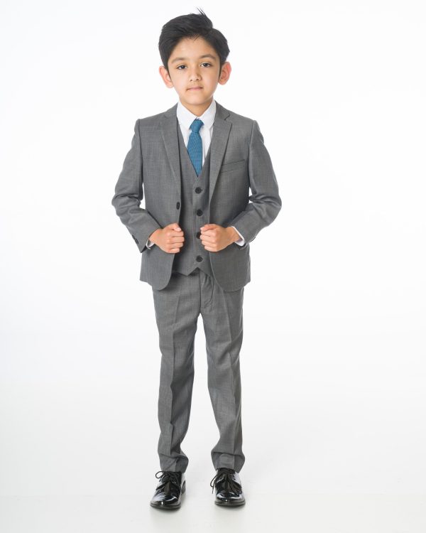 Baby Boys Suits Boys 5 Piece Grey Suit Milano Mayfair – James