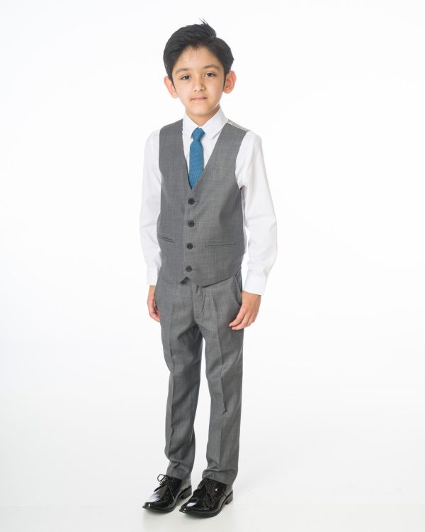 Baby Boys Suits Boys 5 Piece Grey Suit Milano Mayfair – James