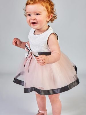 Baby Girls Dresses Baby Girl Black and Pink Dress