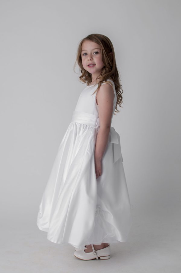 EXTENDED SALE Girls White Dress Amelia