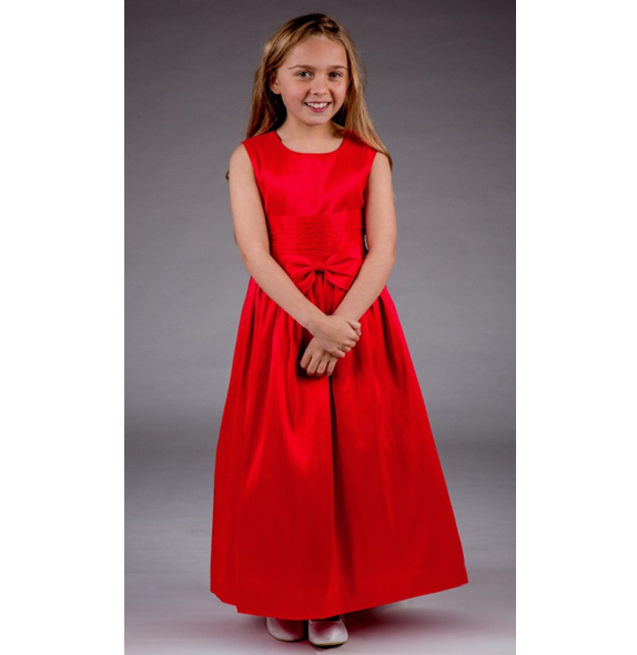 EXTENDED SALE Girls Katie Dress in Red