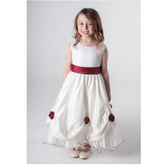 Flower Girl Dresses and Bridesmaid Dresses Girls Amelia Dress in Red