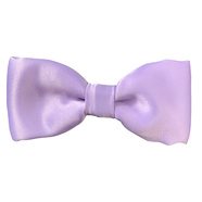 Accessories Lilac Satin Bow Tie