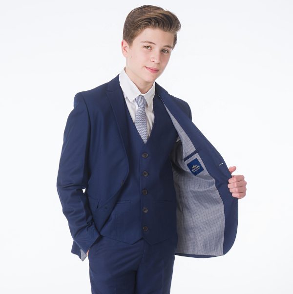Baby Boys Suits Boys 5 Piece Navy Milano Mayfair Suit – Maxwell