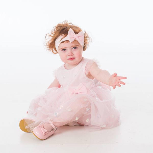 Baby Girls Dresses Baby Girls Pink Sequin Heart Dress