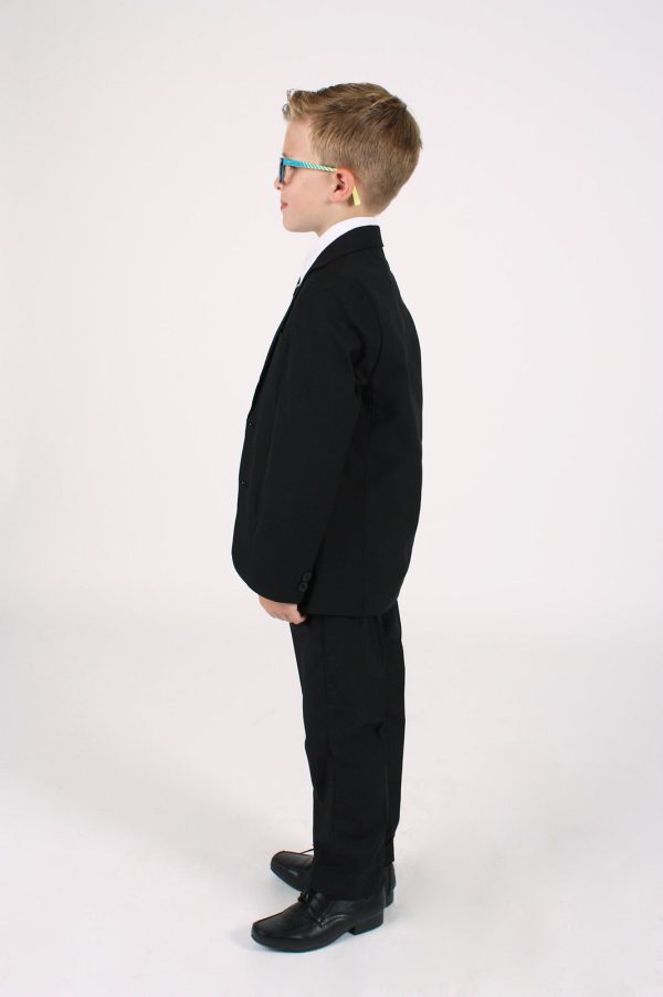 Boihedy Boys Suits for Kids Formal 5 Piece Dress Suit Set Complete Outfit 