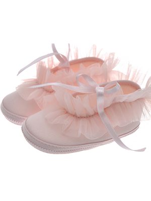 Girls Shoes Early Steps Girls Pink Ruffle Soft