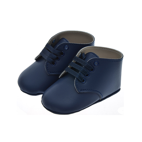 Boys Shoes Early Steps Navy Baby Lace