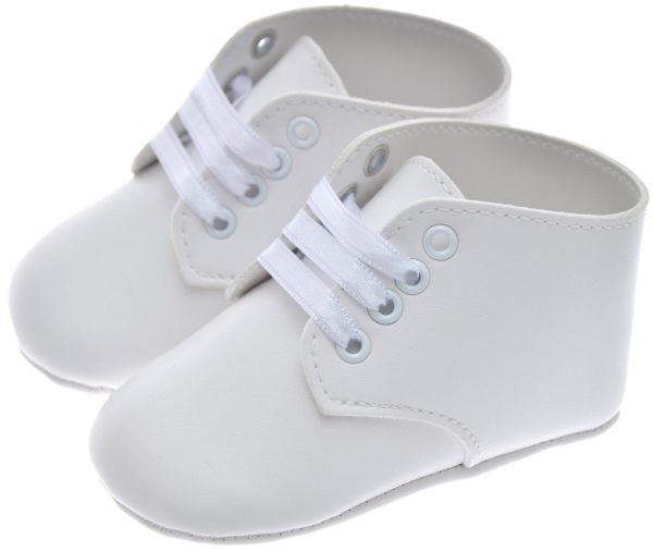 Boys Shoes Early Steps White baby Lace