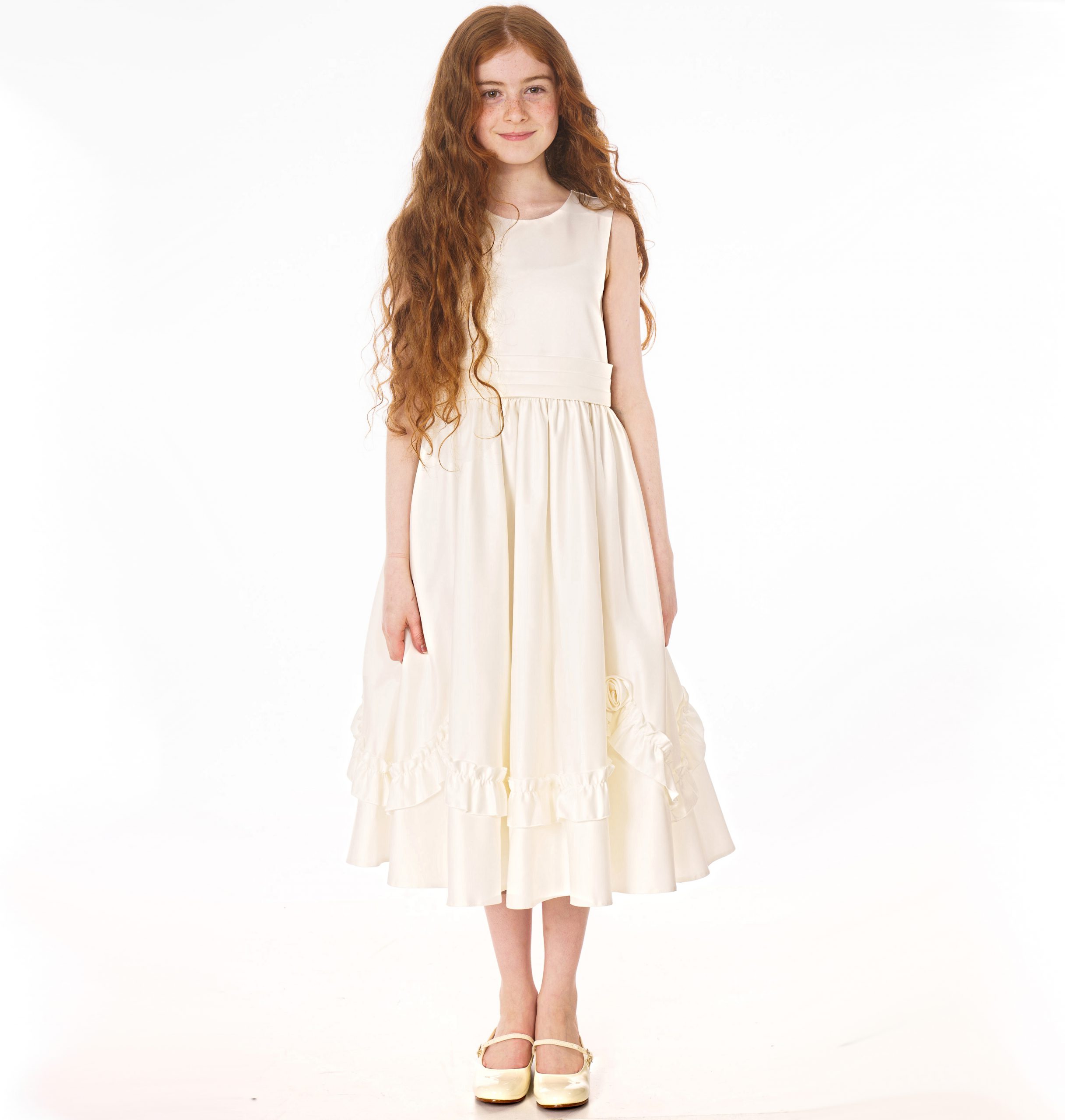 Girls Ivory Dress Olivia – Occasionwear for Kids