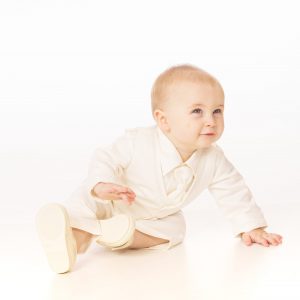 4 Piece Christening Suit in Ivory