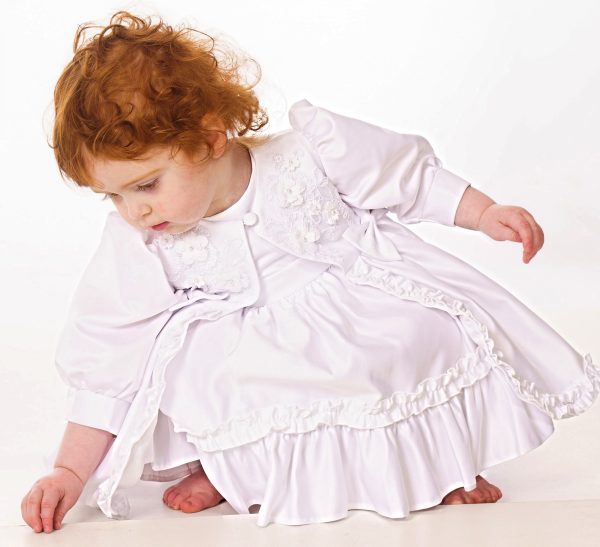 Baby Girls Dresses Baby Girls Ursula White Christening Dress Set
