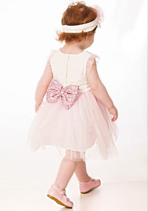 Baby Girls Floral Sequin Dress