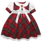 EXTENDED SALE Baby Girls Tartan Dress
