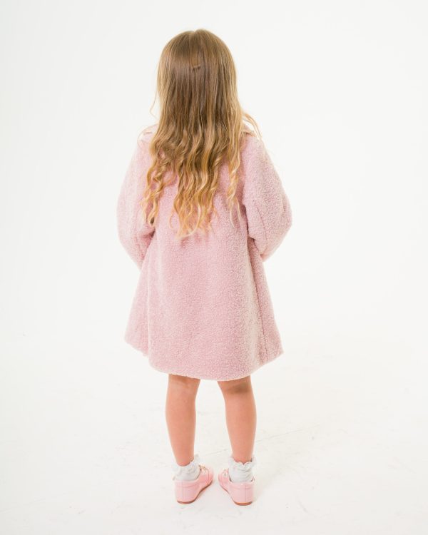 Baby Girls Dresses Girls Pink Fur Coat and Dress Outfit